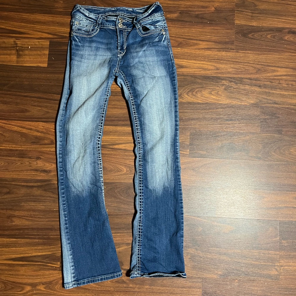 Juniors' WallFlower Insta Stretch Luscious Curvy Bootcut Jeans Jenna size 7R